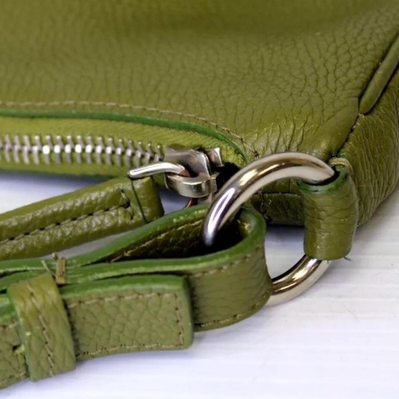 Prada Vitello Daino Leather Hobo Bag Army Green (Perfect Condition) - Picture 5 of 6